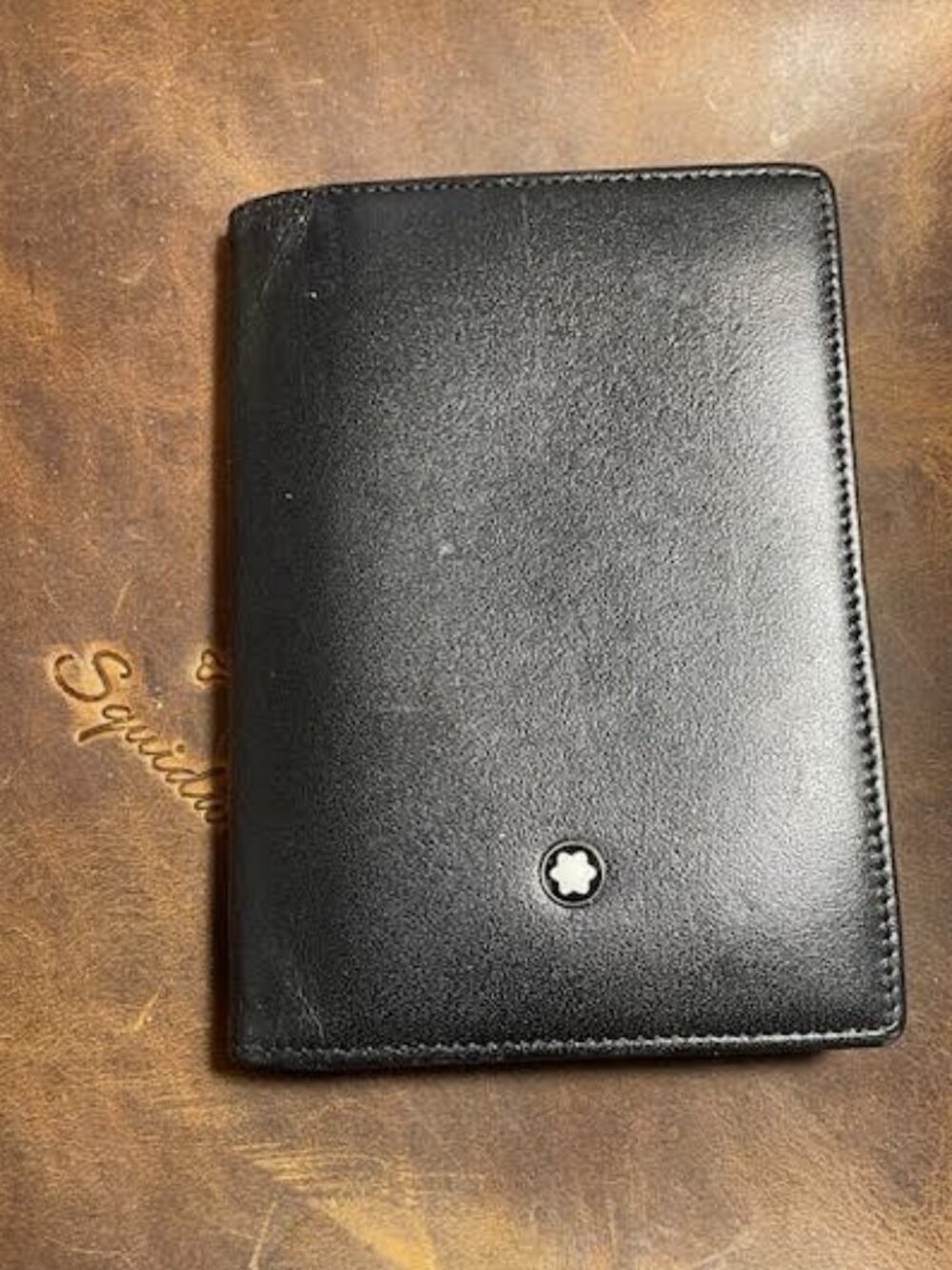 Montblanc Meisterstück Black Leather Business Card Holder / Card Wallet